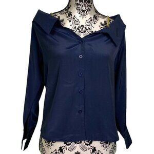 Shein Chain Strap Off The Shoulder Blouse